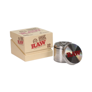 Raw Stainless Steel Shredder 4 Part Grinder - 50mm